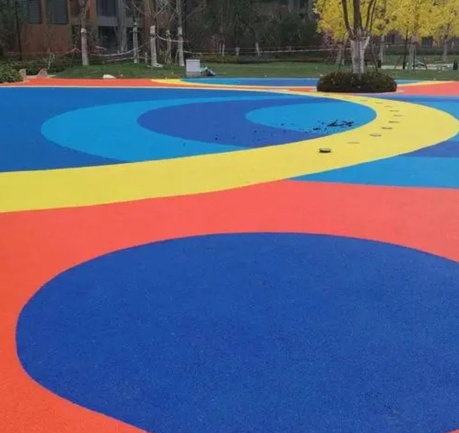 EPDM室外塑胶场地 儿童活动场地 儿童游乐设施地胶